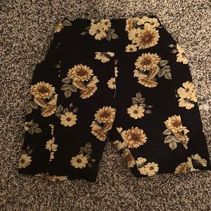 These are sunflower, biker shorts